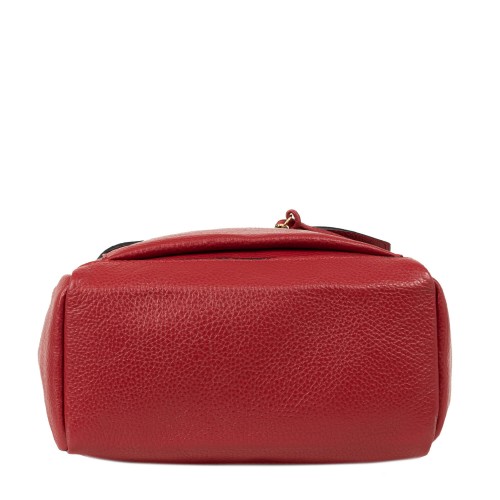 Rucsac piele rosie GF749