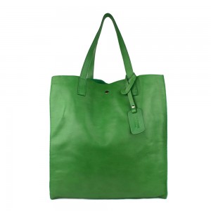 Geanta piele verde GF752