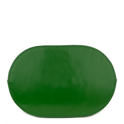 Geanta piele verde GF756