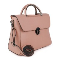 Geanta piele roz prafuit GF759