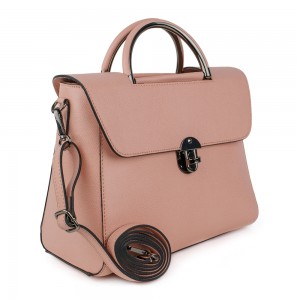 Geanta piele roz prafuit GF759