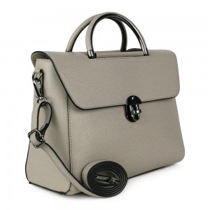 Geanta piele taupe GF761