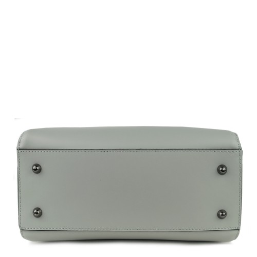 Geanta piele gri deschis GF762