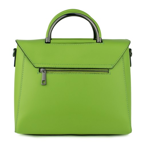 Geanta piele verde deschis GF763