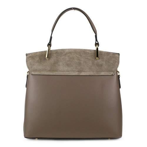 Geanta piele taupe GF773
