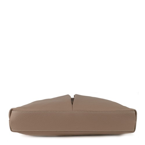 Geanta piele taupe deschis GF787