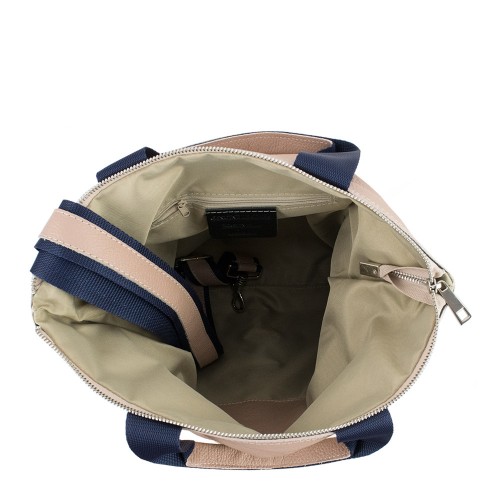 Geanta piele taupe deschis GF787