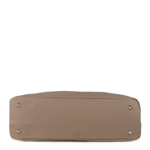 Geanta piele taupe GF788
