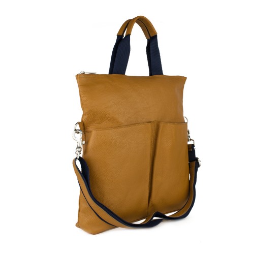 Geanta piele maro deschis GF789
