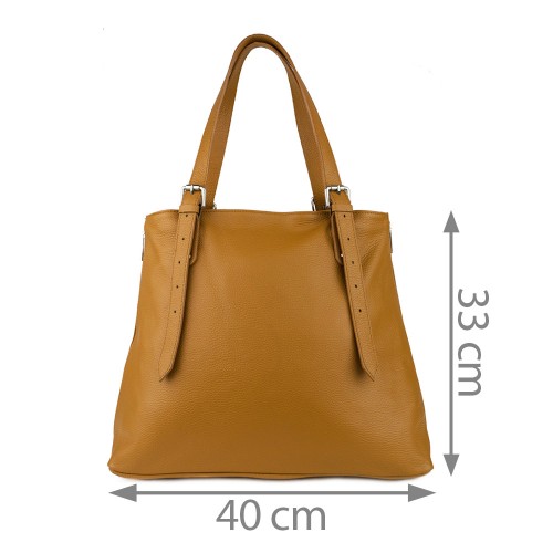 Geanta piele maro GF799