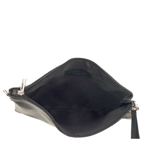Plic piele negru/ par imprimat GF839