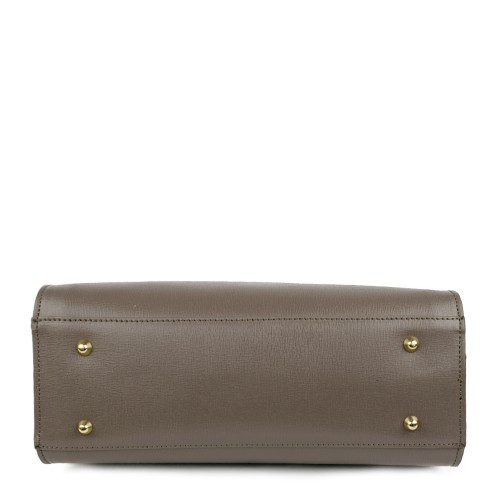 Geanta piele taupe GF855