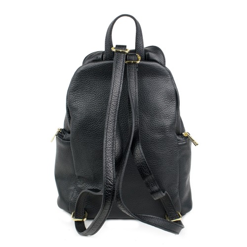 Rucsac piele naturala negru GF857