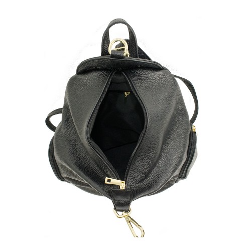 Rucsac piele naturala negru GF857