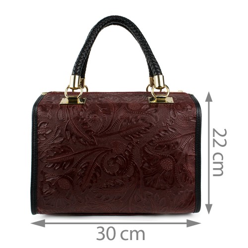 Geanta piele marsala GF865