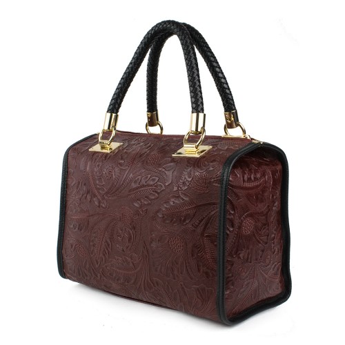Geanta piele marsala GF865