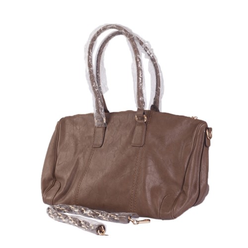 Geanta piele ecologica maro Model GFE008