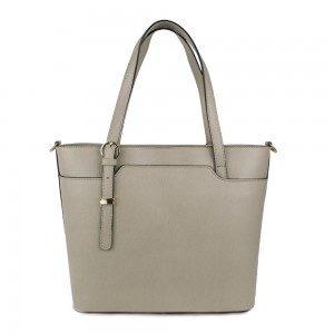 Geanta piele taupe deschis GF1000