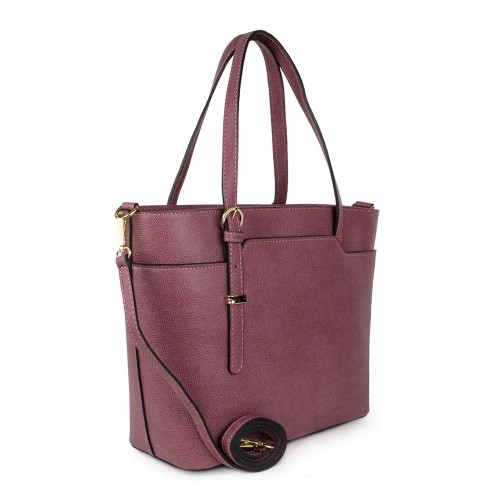 Geanta dama piele purpurie GF1001