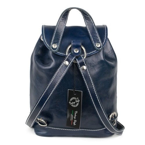 Rucsac dama piele bleumarin GF1006