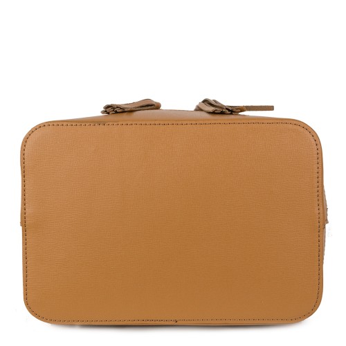 Geanta piele maro camel GF1016