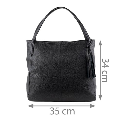 Geanta dama piele neagra GF1037