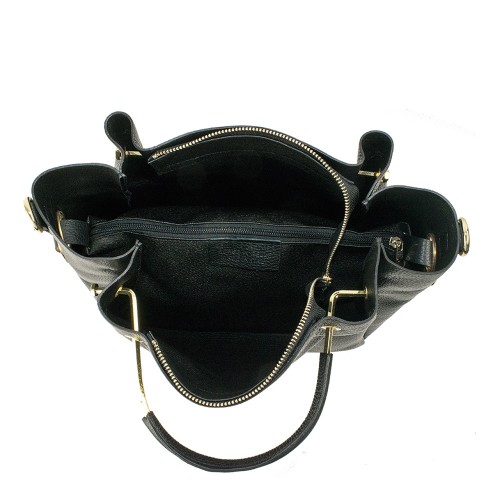 Geanta piele neagra GF1043