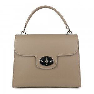 Geanta piele taupe GF1058