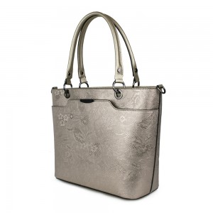 Geanta piele bronze imprimeu GF1073