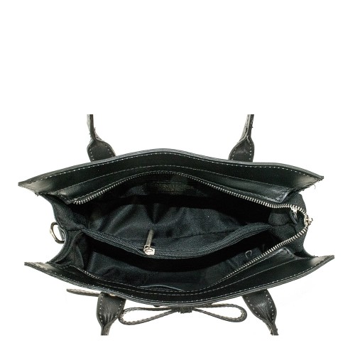 Geanta alba imprimeu GF1074