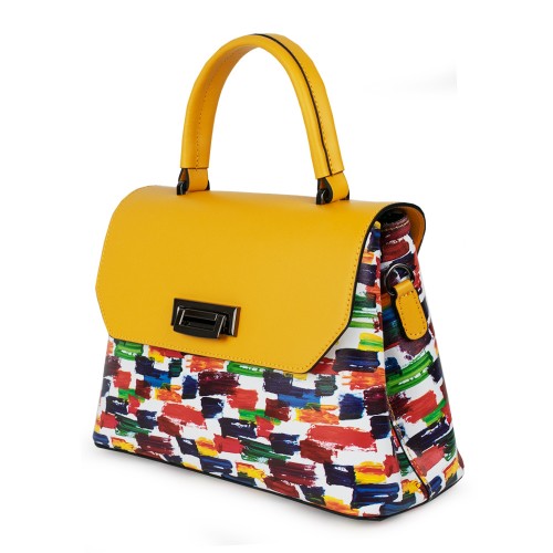 Gentuta piele galben/multicolor GF1079