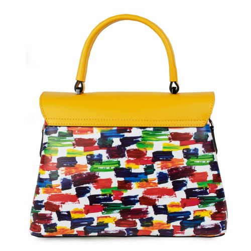 Gentuta piele galben/multicolor GF1079