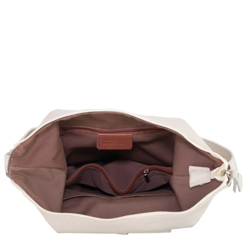 Geanta piele bej deschis tip rucsac GF1088