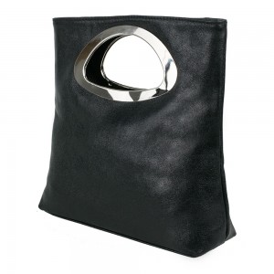 Gentuta piele neagra tip plic GF1103