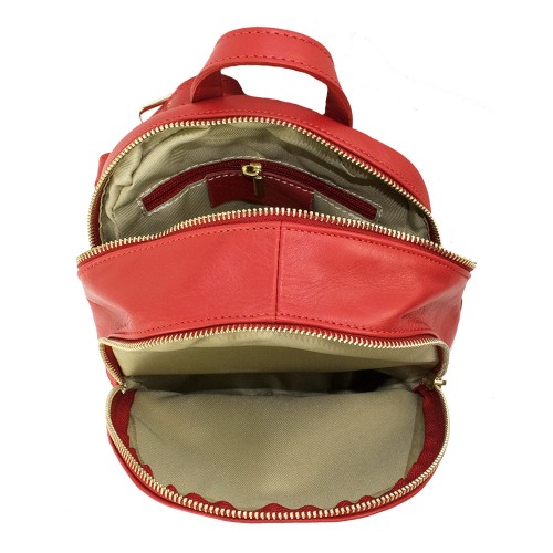 Rucsac dama piele rosu GF1125
