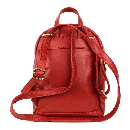 Rucsac dama piele rosu GF1125