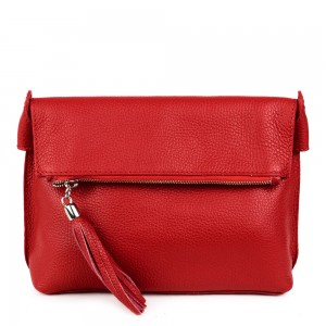 Gentuta piele naturala rosie GF1126