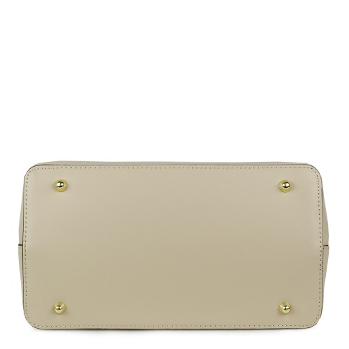 Geanta piele bej GF1136 