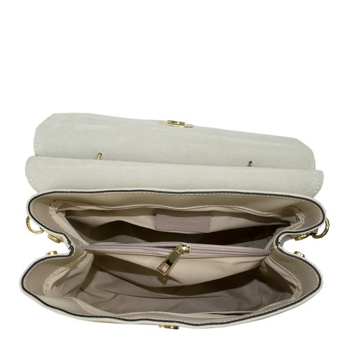 Geanta piele bej GF1136 