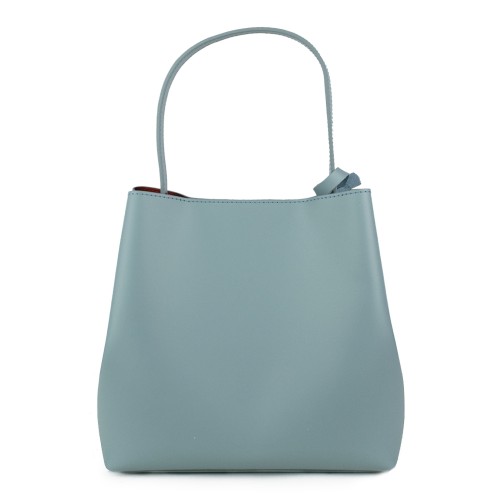 Geanta dama piele bleu imprimeu GF1165
