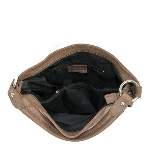 Geanta piele taupe GF1194