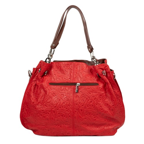 Geanta piele rosie GF1195