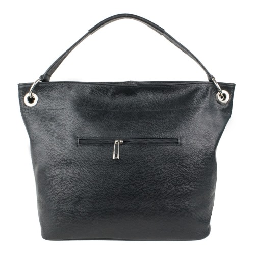Geanta piele neagra GF1204