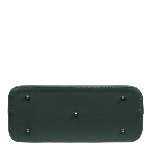 Geanta piele verde kaki GF1219