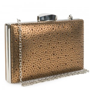 Plic cu strasuri bronze GF1244