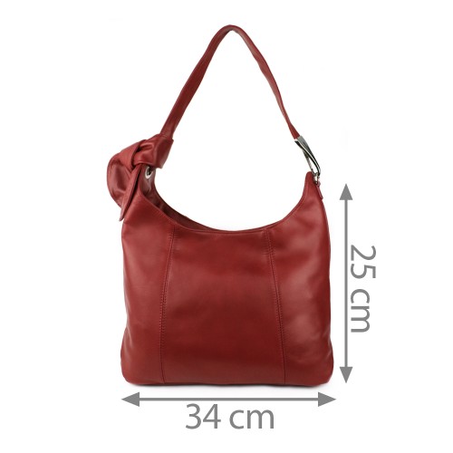 Geanta piele naturala grena GF1261