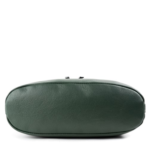 Geanta piele verde tip rucsac GF1271