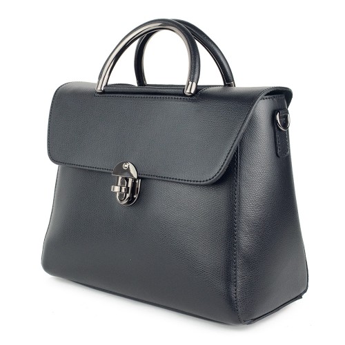 Geanta piele neagra GF1279