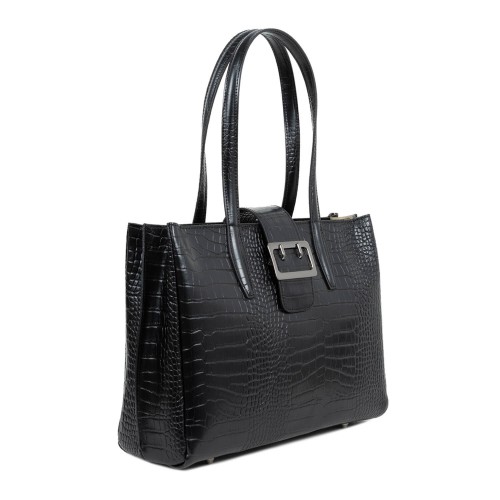 Geanta dama piele neagra GF1282