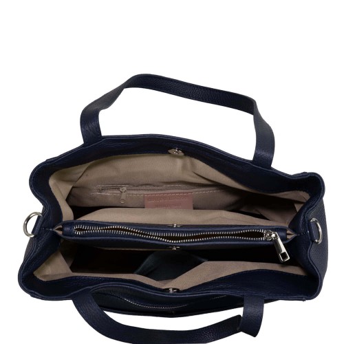 Geanta piele bleumarin GF1287